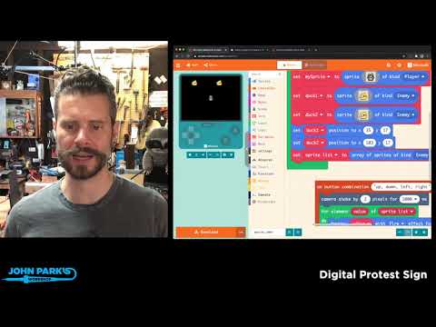 MakeCode Minute: Arcade Enemy List @adafruit @johnedgarpark #adafruit @MSMakeCode #makecode
