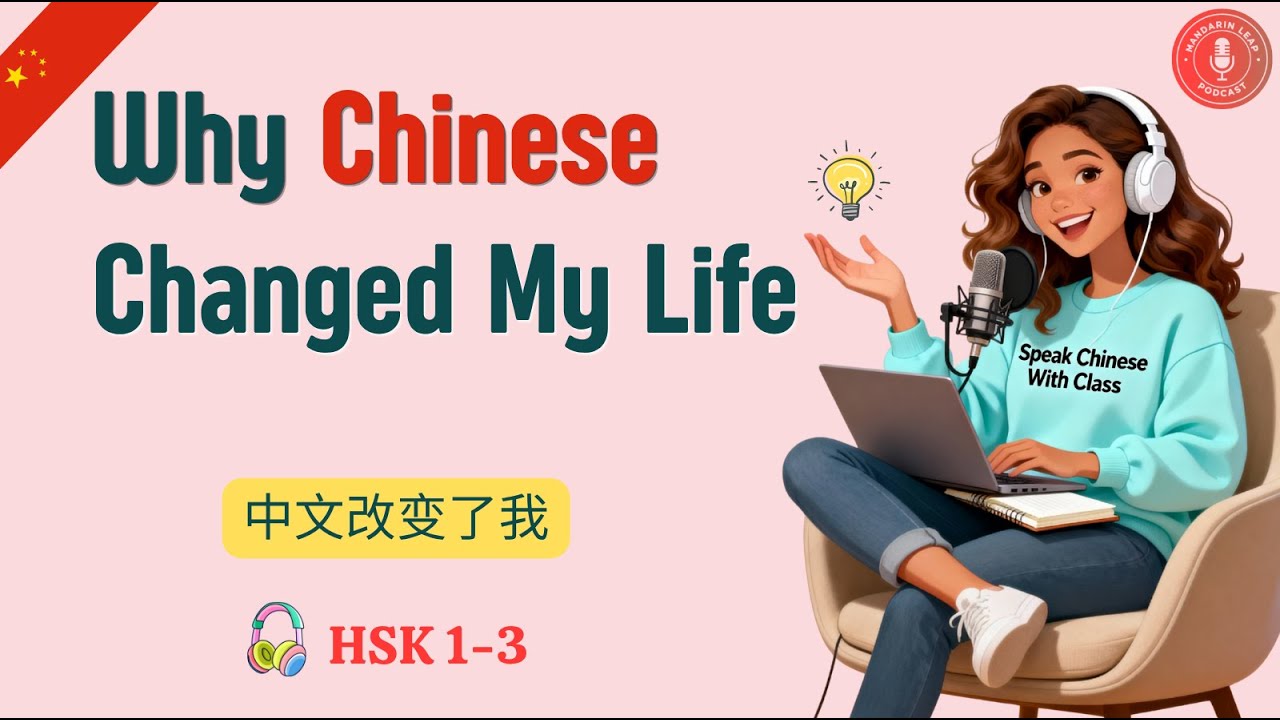 Why Learning Chinese Changed My Life | 学中文，真的改变了我的生活 | HSK 1-3 Chinese Podcast Listening Practice