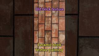 old ceramic brick texture  painting, brick texture wall painting, texture wall painting, wall design