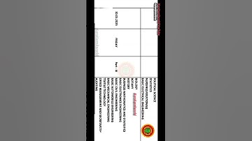1st revision exam time table 2025