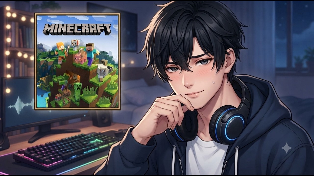 Minecraft ASMR | Whispering, Mouth Sounds, Keyboard, Rain (No Ads)