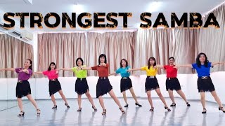 Strongest Samba | LINE DANCE | Ann-Kristin Bekkeli-Sandvold (NOR) - April 2024 | Demo by MonDance