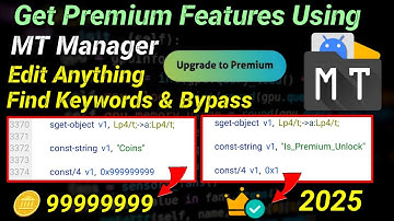 How to Access Premium Features Using MT Manager || Android || 2025