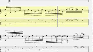 Europa | Tuck Andress | Guitar Tab | Transcription
