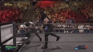 WWE2k24 Casket Match Mankind Vs Undertaker Full Match WWE2k24
