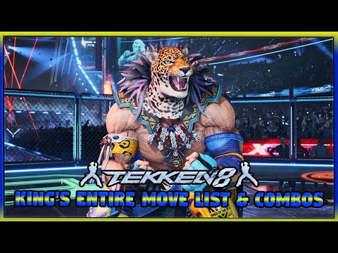 King's Entire 204 Move list & Combo Challenges | Tekken 8 CNT |