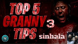 Granny chapter 3 trending top 5 tips sinhala |😱🤣😭Occean felix|#Granny #cinematicedit #gaming 