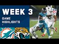 Dolphins vs. Jaguars Week 3 Highlights  NFL 2020