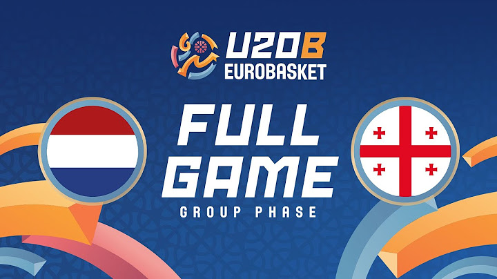 Group Phase | Netherlands v Georgia | Full Basketball Game | FIBA U20 EuroBasket 2025 Division B