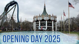 Six Flags Great America Opening Day 2025 | Raw Footage & Wrath Construction