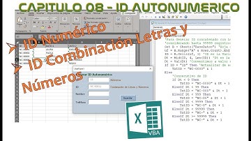 0️⃣8️⃣➖✅GENERAR ID AUTONUMERICO▶️ EXCEL - VBA (VISUAL BASIC PARA APLICACIONES)🟩