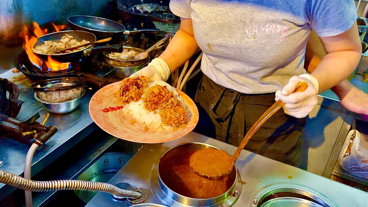 【デカ盛り】開店→即満席！常連殺到で超絶ラッシュ！驚異的な注文量をさばく福岡の大衆食堂！大和家｜福岡 グルメ デカ盛り｜大和屋