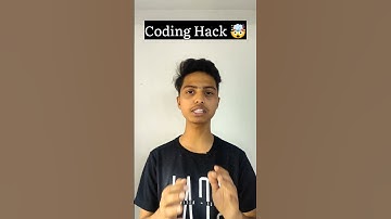 Coding Hack You Much Know #coding #shorts