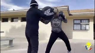 ボクサーの強烈パンチはadidasミット打ちから生まれる！