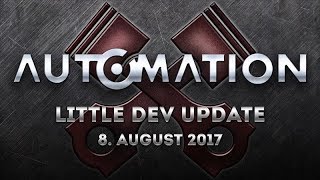 Little Dev Update: 8. August 2017