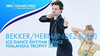 BEKKER / HERNANDEZ (GBR) | Ice Dance Rhythm Dance | Finlandia Trophy 2025 | #GPFigure
