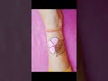 🌺🌿 flower aur leaf mehandi tetto #viral short # trending😘