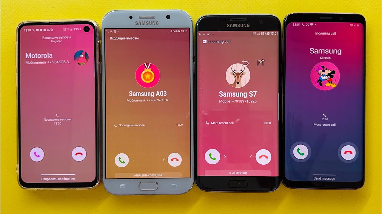 What Phone Is Ringing?Samsung S10e+Samsung A7+Samsung S7+Samsung S9 ...