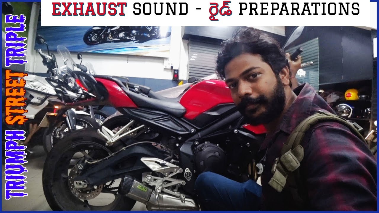 street triple exhaust options