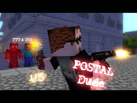 Postal Dude VS Anomaly 358 & 777 - Minecraft Animation | Postal Redux VS Anomalies by Anomaly 6674