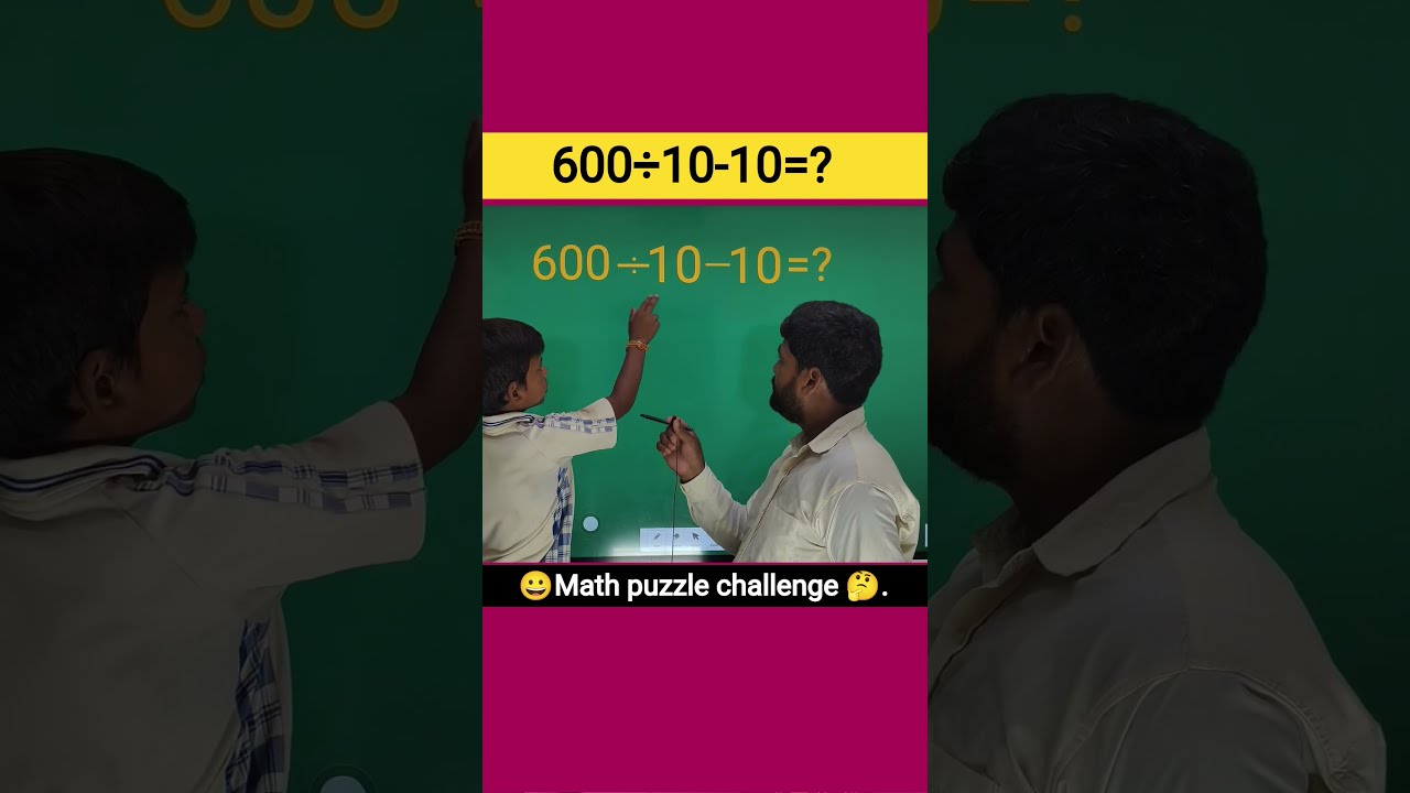 IQ Test Maths Challenge Education School Students Shortvideo