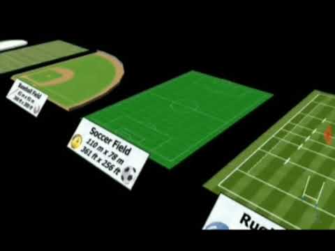 Sports arena size comparison