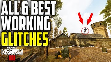 Modern Warfare 3 ALL 6 BEST WORKING INFECTED Glitches & Spots In One Video