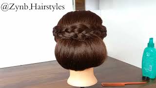 Easy Chignon For Long Hair Easy Hairstyle For Party