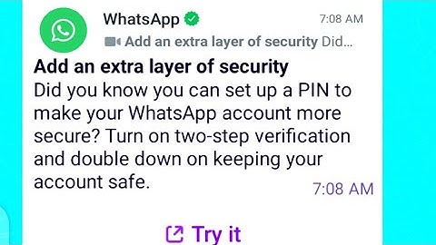 What is Add an extra layer of security on WhatsApp/ Urdu | 2 Step verification WhatsApp