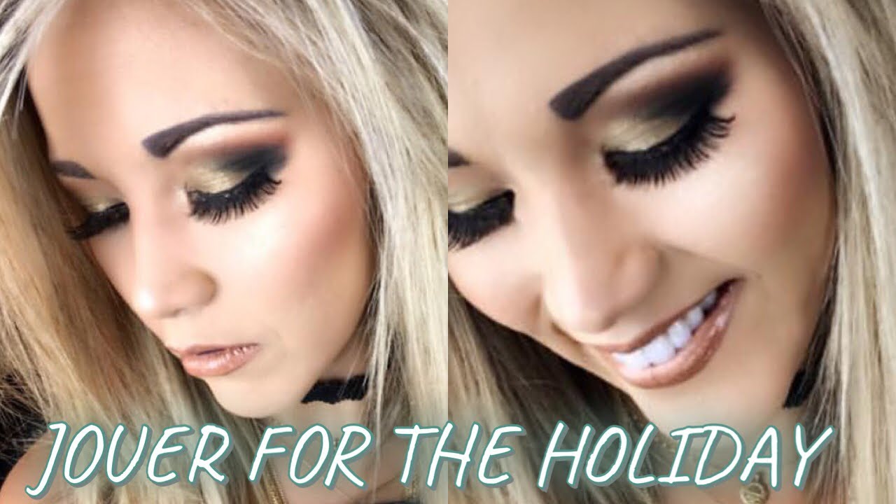 Jouer for the Holiday...fall makeup glam with Jouer Cosmetics
