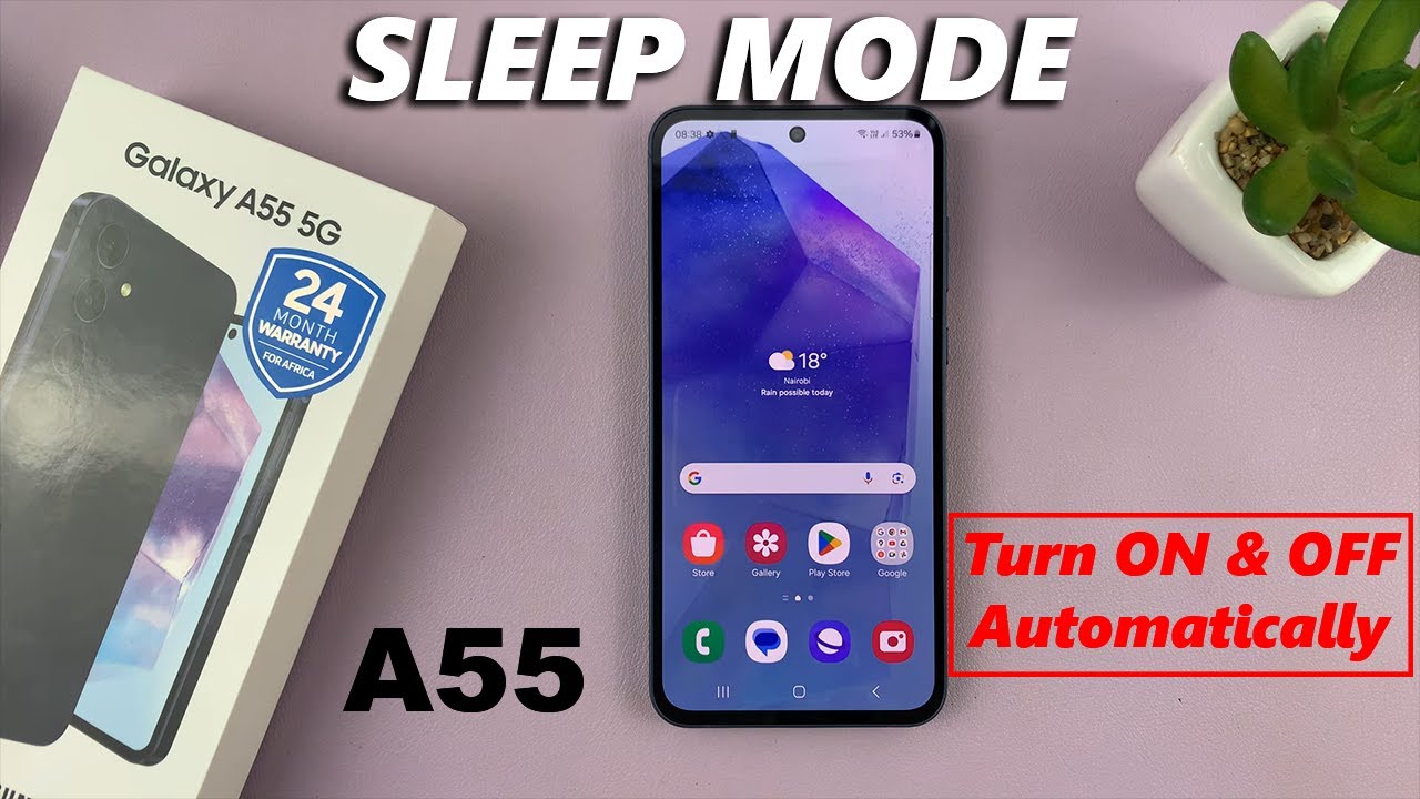 How To Turn Sleep Mode ON OFF Automatically On Samsung Galaxy A55 5G how-to-turn-sleep-mode-on-off-automatically-on-samsung-galaxy-a55-5g