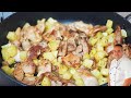 El sabor de las patatas en esta receta de pollo frito es brutal compruebalo