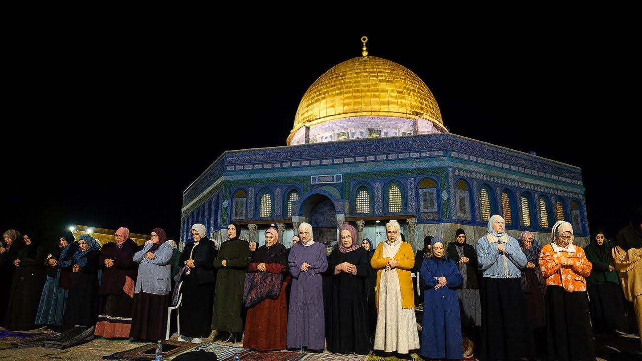 "Heavenly Whispers Friday Fajr Adhan's Pure Melody from Al Aqsa"
