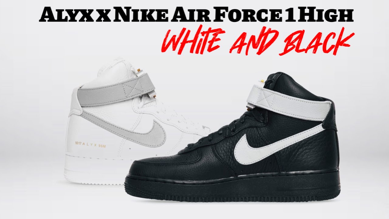 Alyx x Nike Air Force 1 High DETAILED LOOK and Release Update