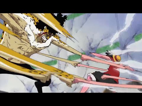 ワンピース One Piece Luffy vs Lucci Final Fight (Full HD)