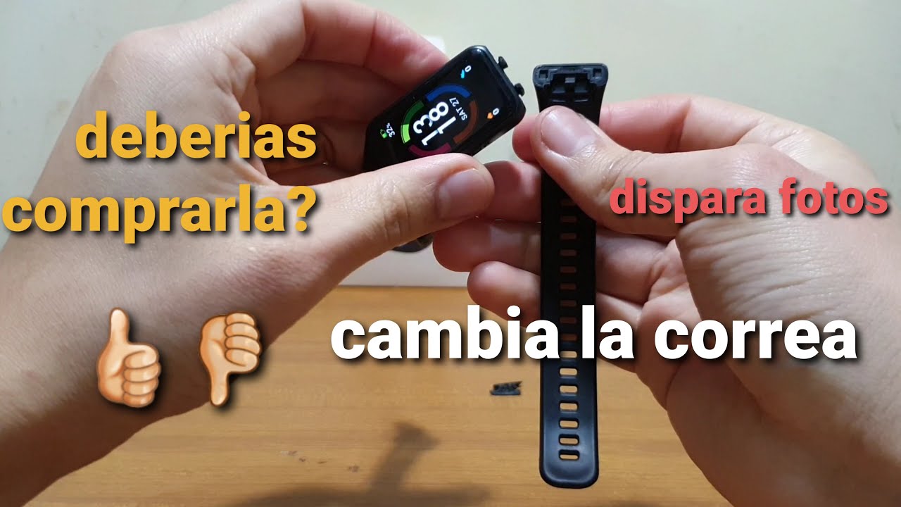 Honor Band 6, como cambiar la correa Y mas