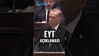 Erdoğan'dan EYT Açıklaması! #shorts