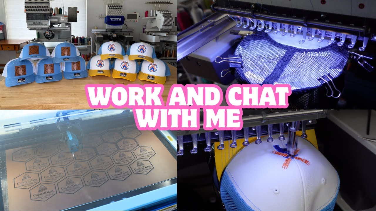 Work With Me On Orders For My Successful Custom Apparel Business | Embroidery Business