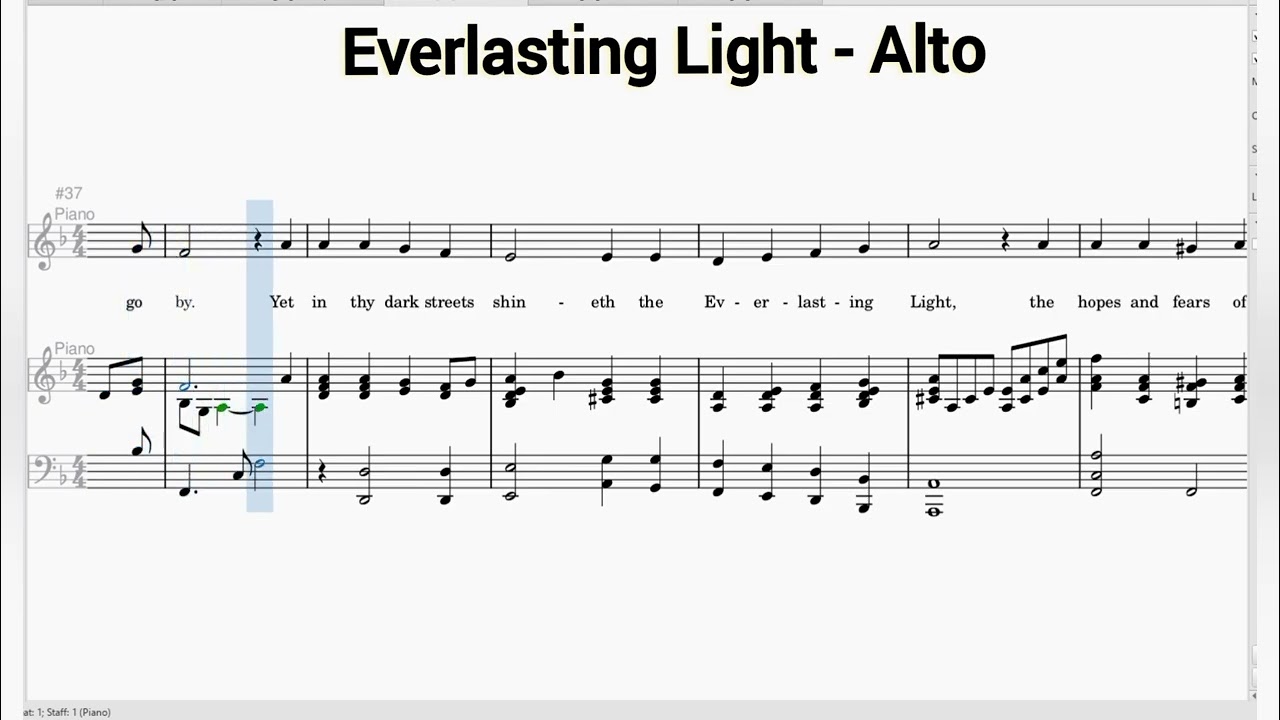 Everlasting Light - Alto | Piano Accompaniment