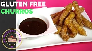 GLUTEN FREE CHURROS WITH CHOCOLATE SAUCE RECIPE  | MsDessertJunkie