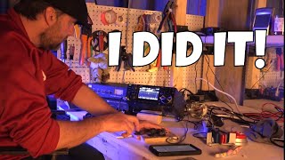CW Straight Key SUCCESS!, CW Ham Radio QSO is So Fun!
