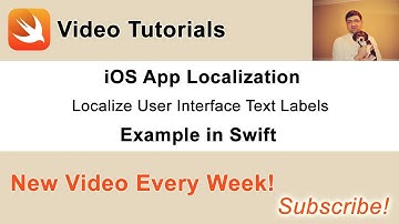 iOS App Localization - Video 1. Localize User Interface Text Labels
