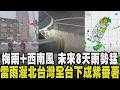 雨彈開炸下到發紅又發紫！梅雨鋒面報到雨連下8-10天 估6月中雨勢趨緩 西南風包夾加乘雨勢 直擊各地豪雨狂風畫面！｜【話題懶人包】｜TVBS新聞@TVBSNEWS01