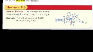 5-1 Bisectors, Medians, and Altitudes