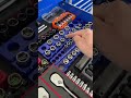 Here’s how I keep my expensive tool box organized with these magnetic socket holders! #tools #soc...