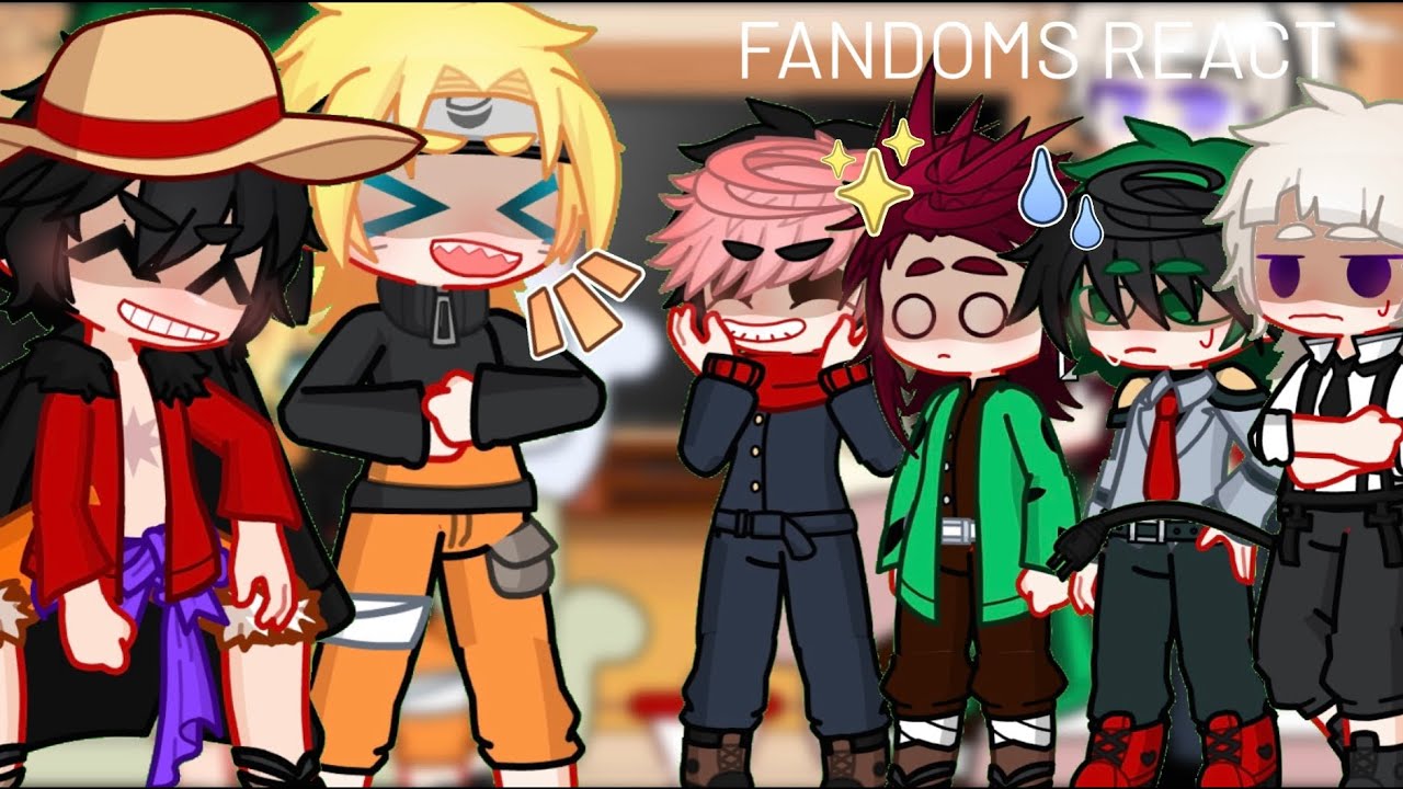 fandoms / protagonists react to each other INTRODUCTIONS | 1/8 | GCRV | gacha reaction