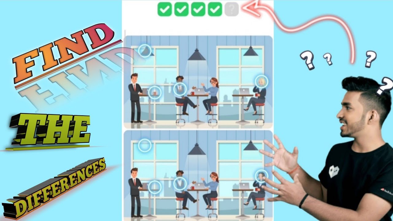 Best Brain Test Game ।। Tap Tap Differences ।। Mobile gamer Raj YouTube