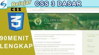 Belajar CSS 3 Dasar Lengkap, Hanya 90 Menit
