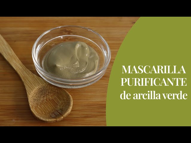Mascarilla facial de arcilla verde y aceite de coco - Mejor con Salud