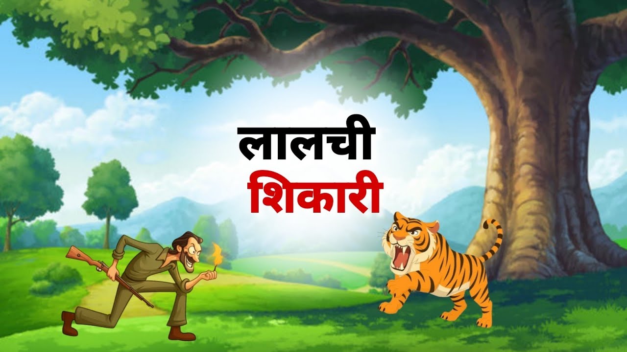 लालची शिकारी हिंदी कहानी स्टोरी वीडियो Lalchi Shikari Hindi Kahaniyan Moral Story